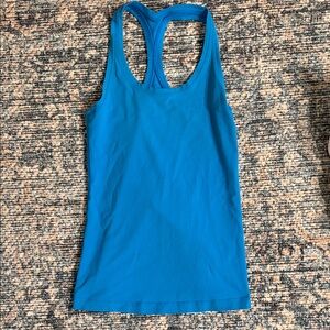 Lululemon Blue Racerback Tank Top - Women Small